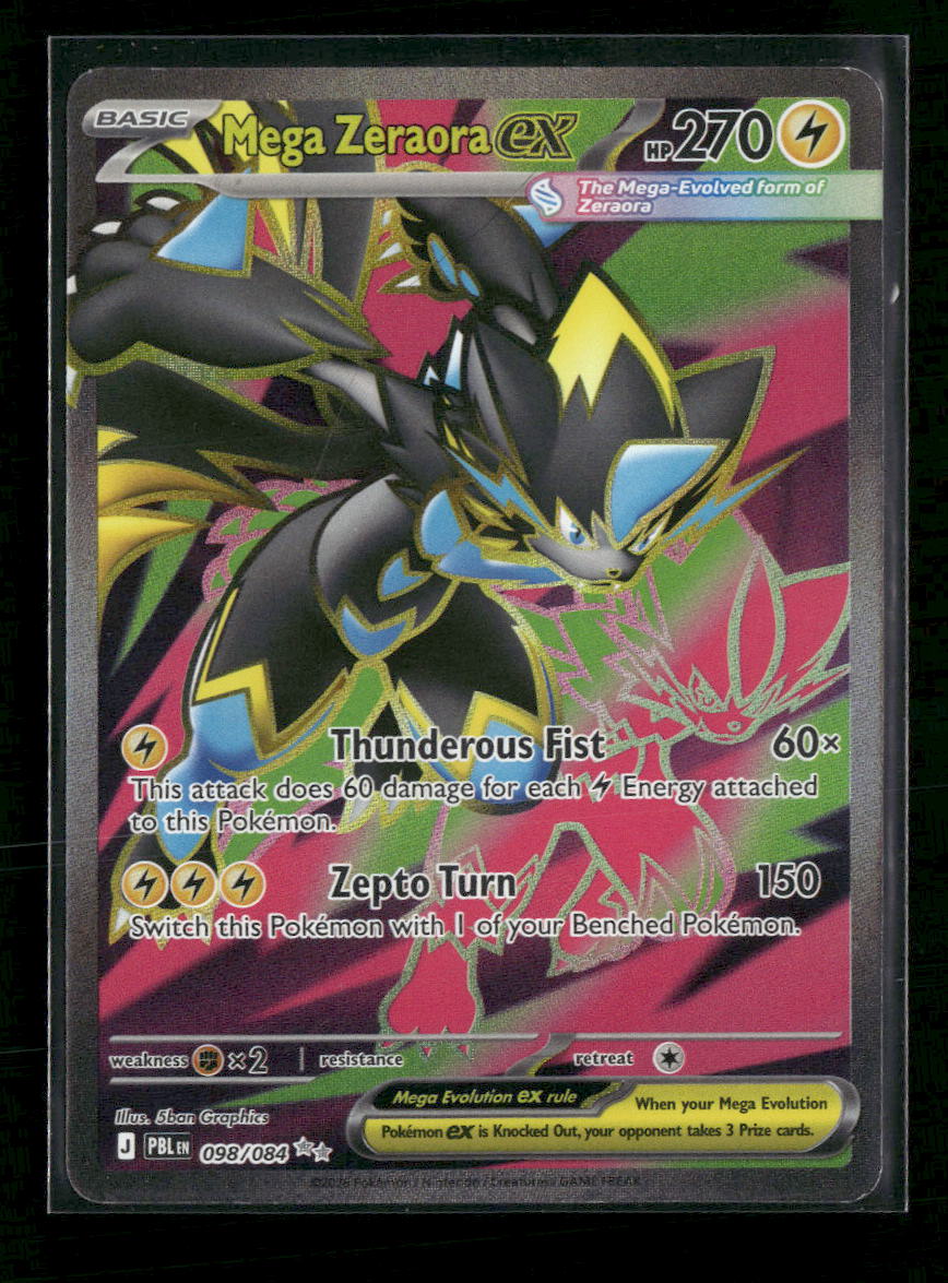 ME05: Pitch Black Mega Zeraora ex #098/084