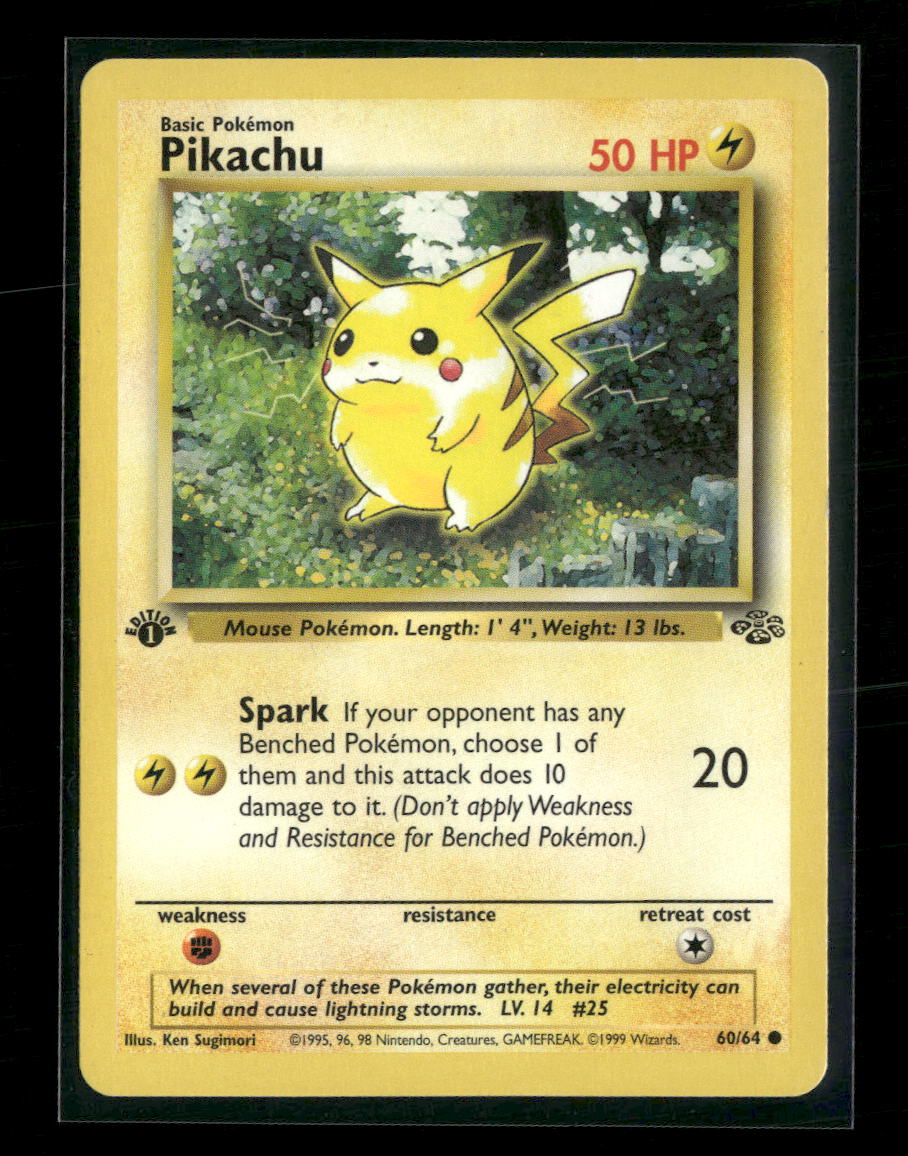 Jungle Pikachu 1st Edition #60/64