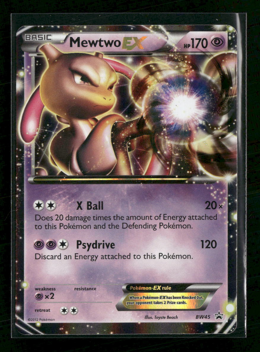 Black and White Promos Mewtwo EX #BW45