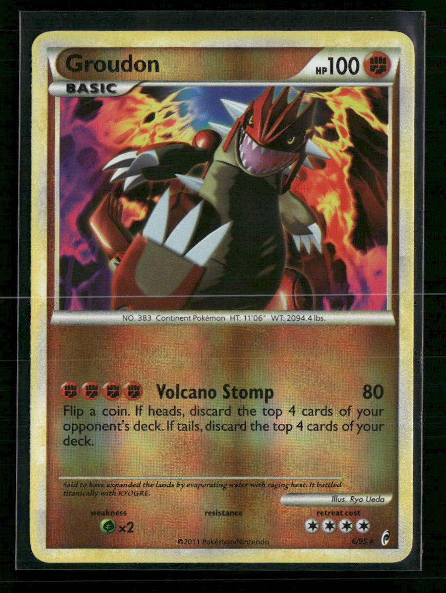 Call of Legends Groudon Reverse Holo #6/95