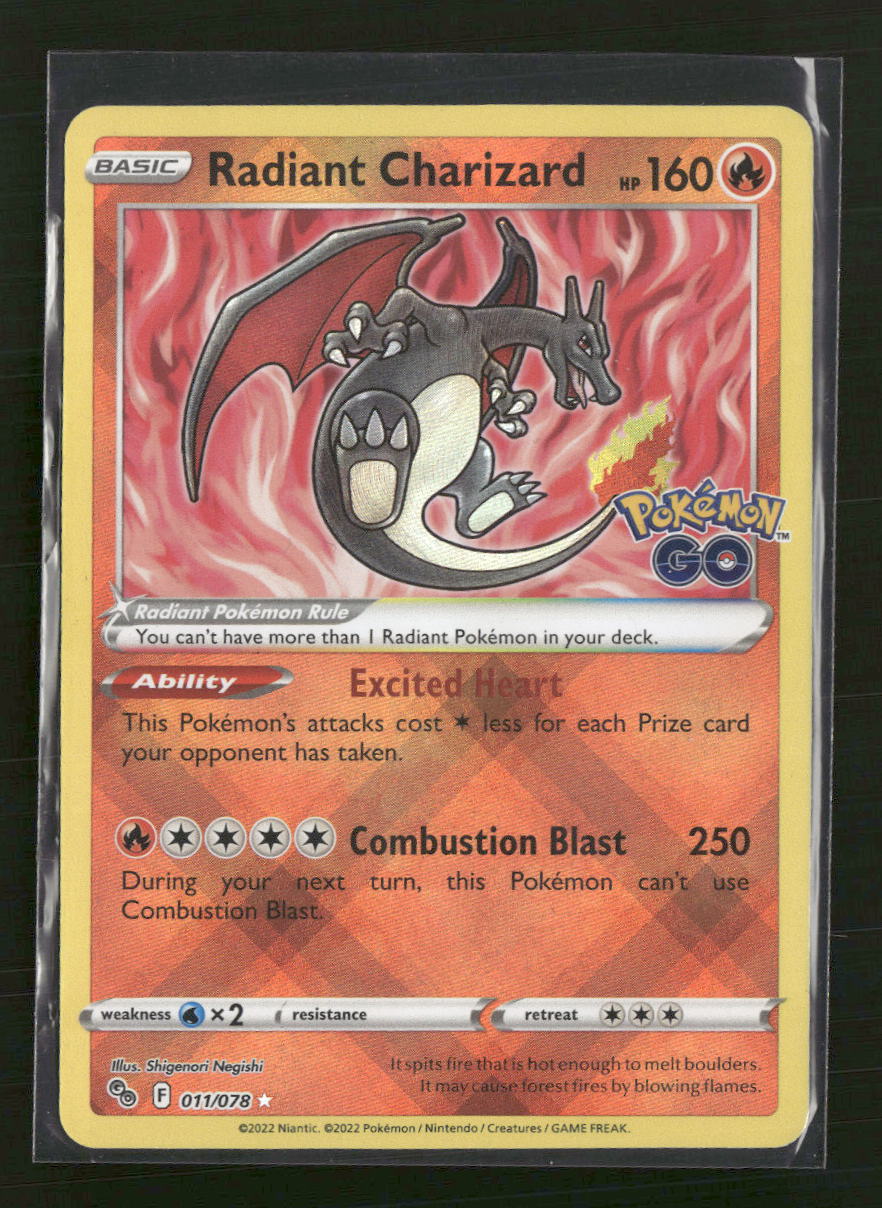 Pokemon GO Radiant Charizard #011/078