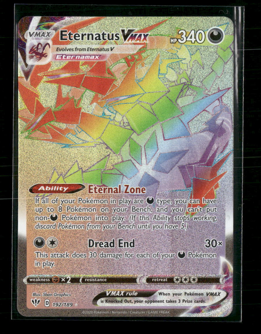 SWSH03: Darkness Ablaze Eternatus VMAX (Secret) #192/189
