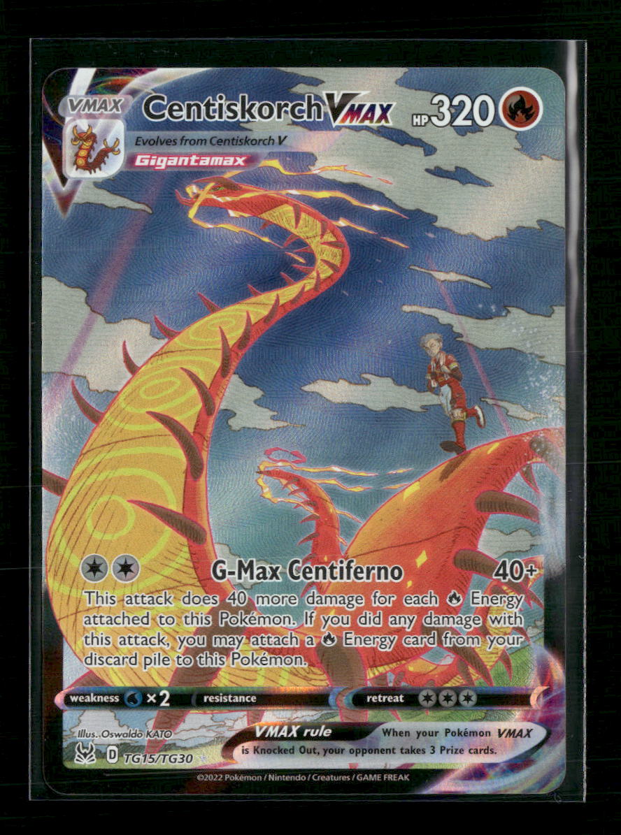 SWSH11: Lost Origin Trainer Gallery Centiskorch VMAX #TG15/TG30