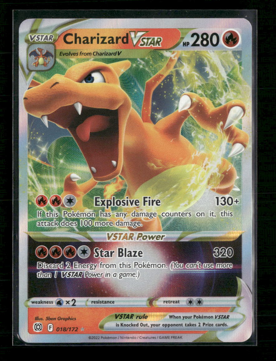 SWSH09: Brilliant Stars Charizard VSTAR #018/172