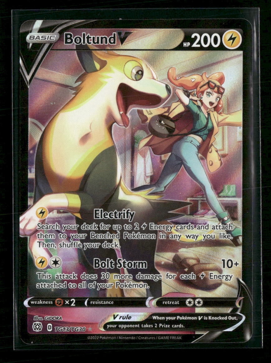 SWSH09: Brilliant Stars Trainer Gallery Boltund V #TG13/TG30