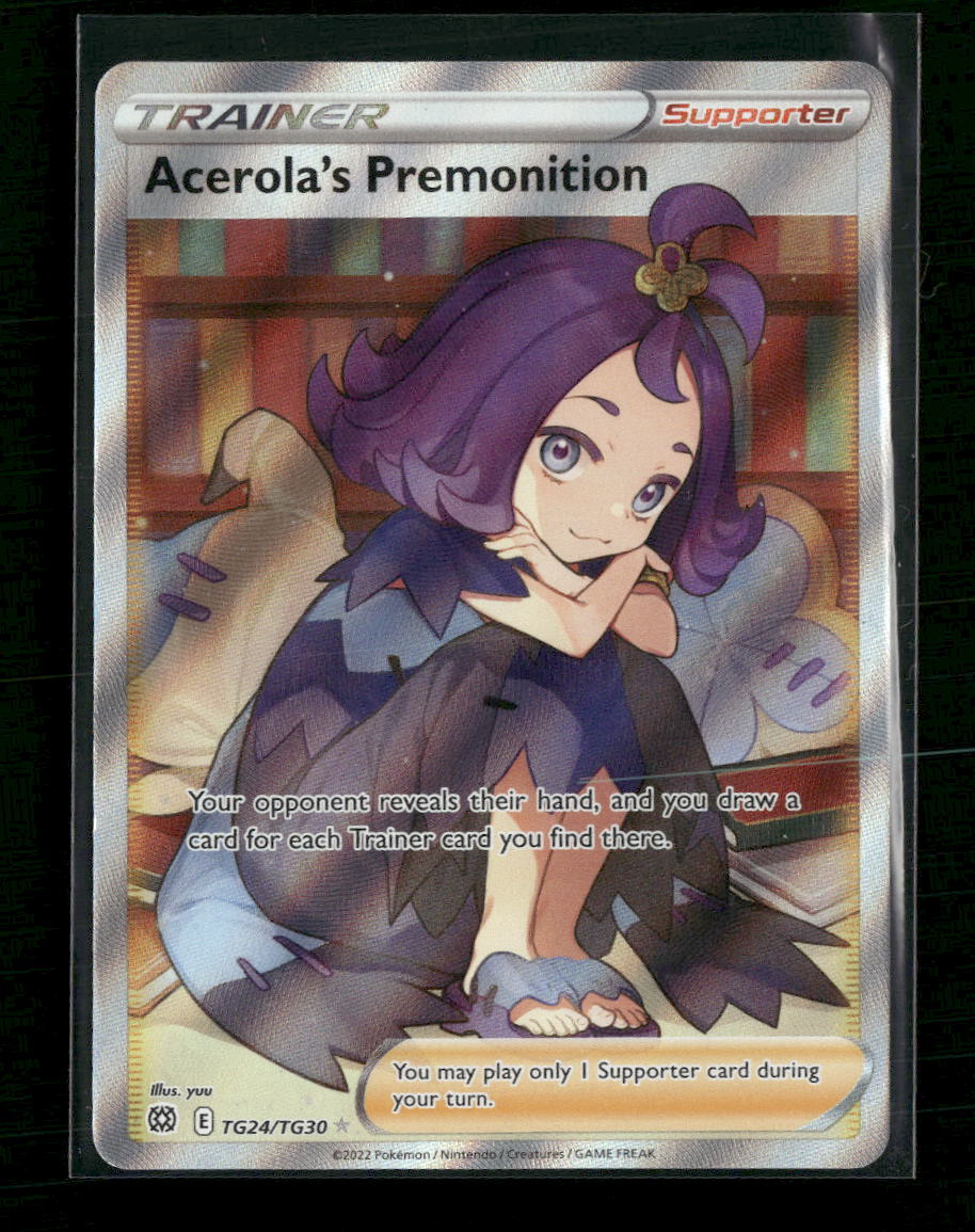 SWSH09: Brilliant Stars Trainer Gallery Acerola's Premonition #TG24/TG30