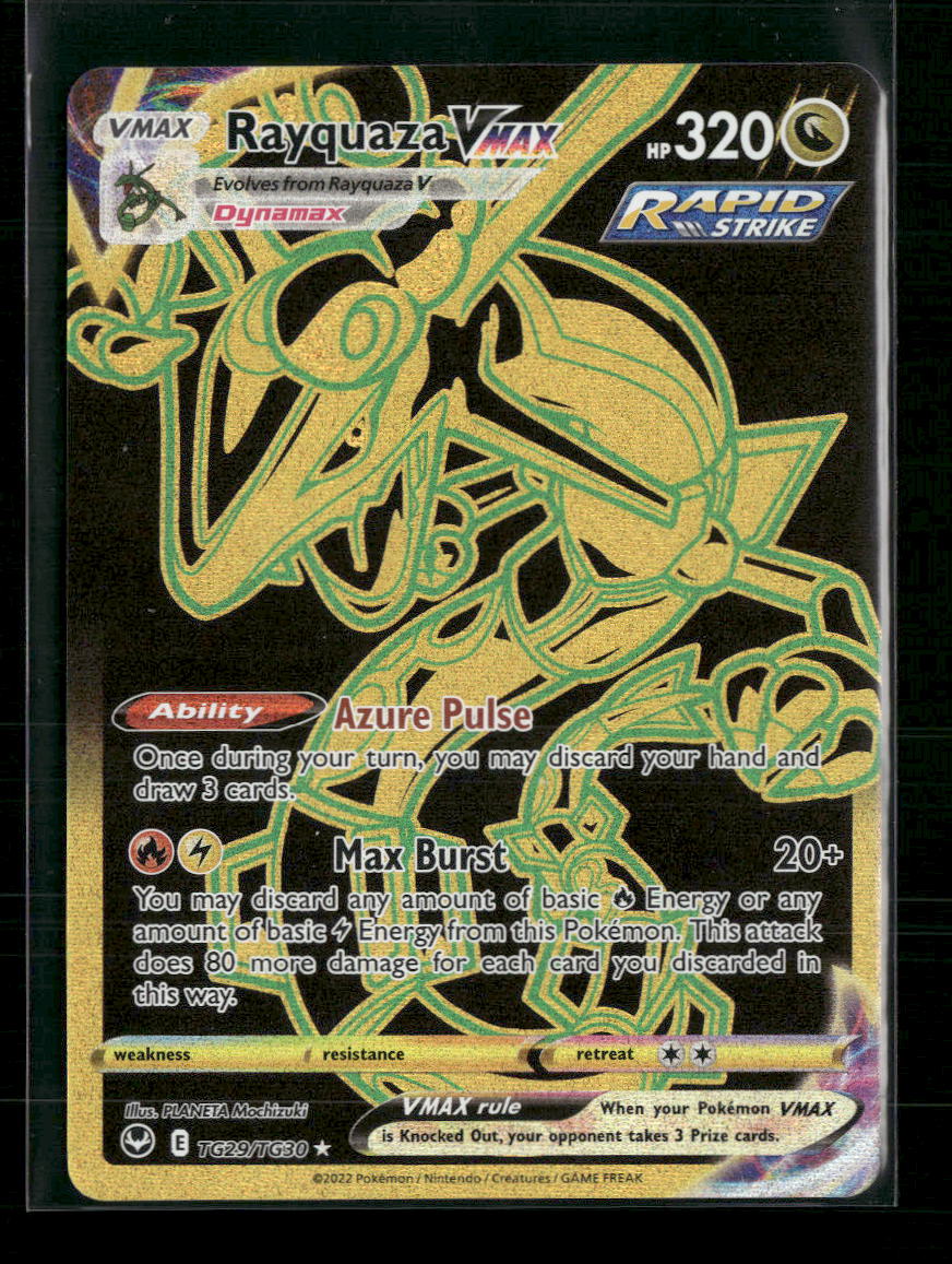 SWSH12: Silver Tempest Trainer Gallery Rayquaza VMAX (Secret) #TG29/TG30