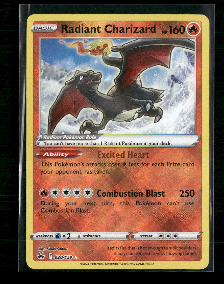 SWSH: Crown Zenith Radiant Charizard #020/159