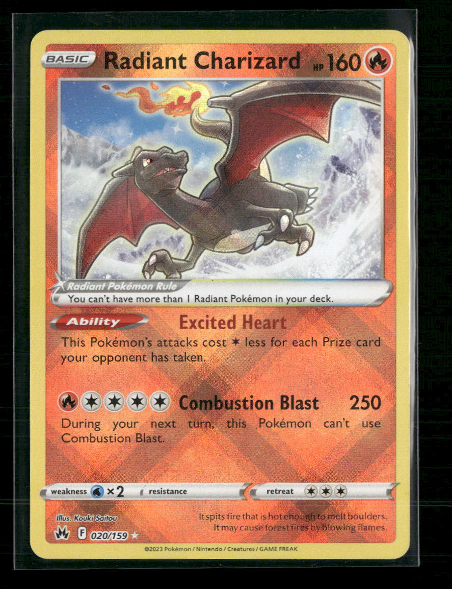 SWSH: Crown Zenith Radiant Charizard #020/159