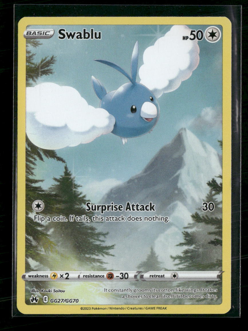 SWSH: Crown Zenith: Galarian Gallery Swablu #GG27/GG70