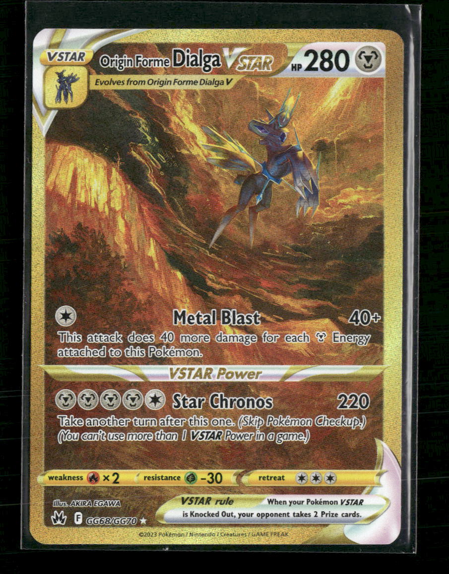Crown Zenith: Galarian Gallery Origin Forme Dialga VSTAR (Secret) #GG68/GG70