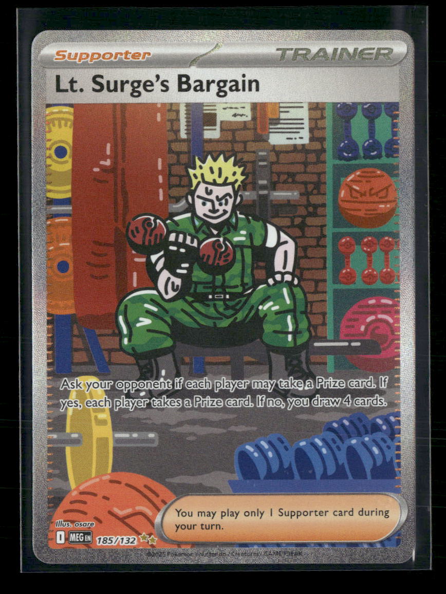 ME01: Mega Evolution Lt. Surge's Bargain #185/132