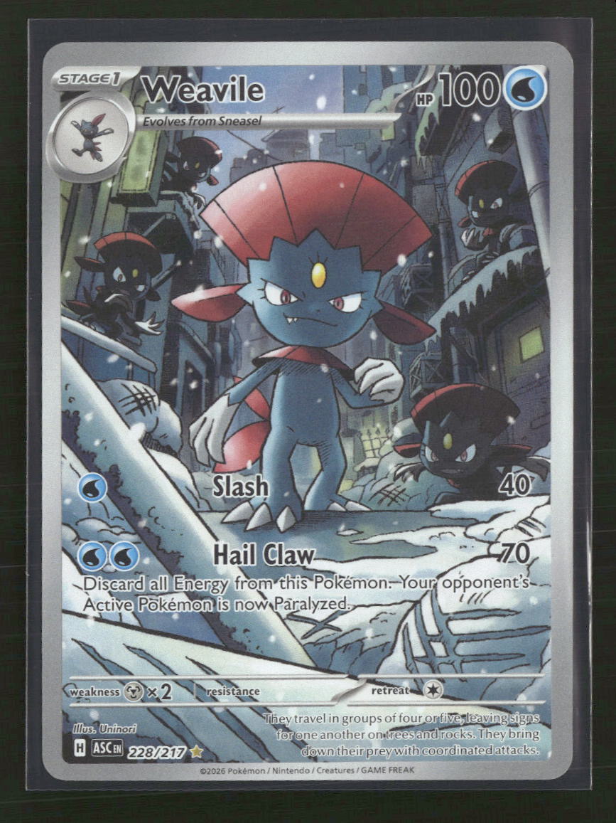 ME: Ascended Heroes Weavile #228/217