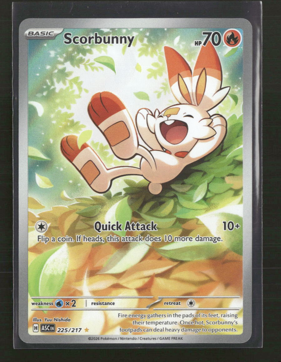 ME: Ascended Heroes Scorbunny #225/217