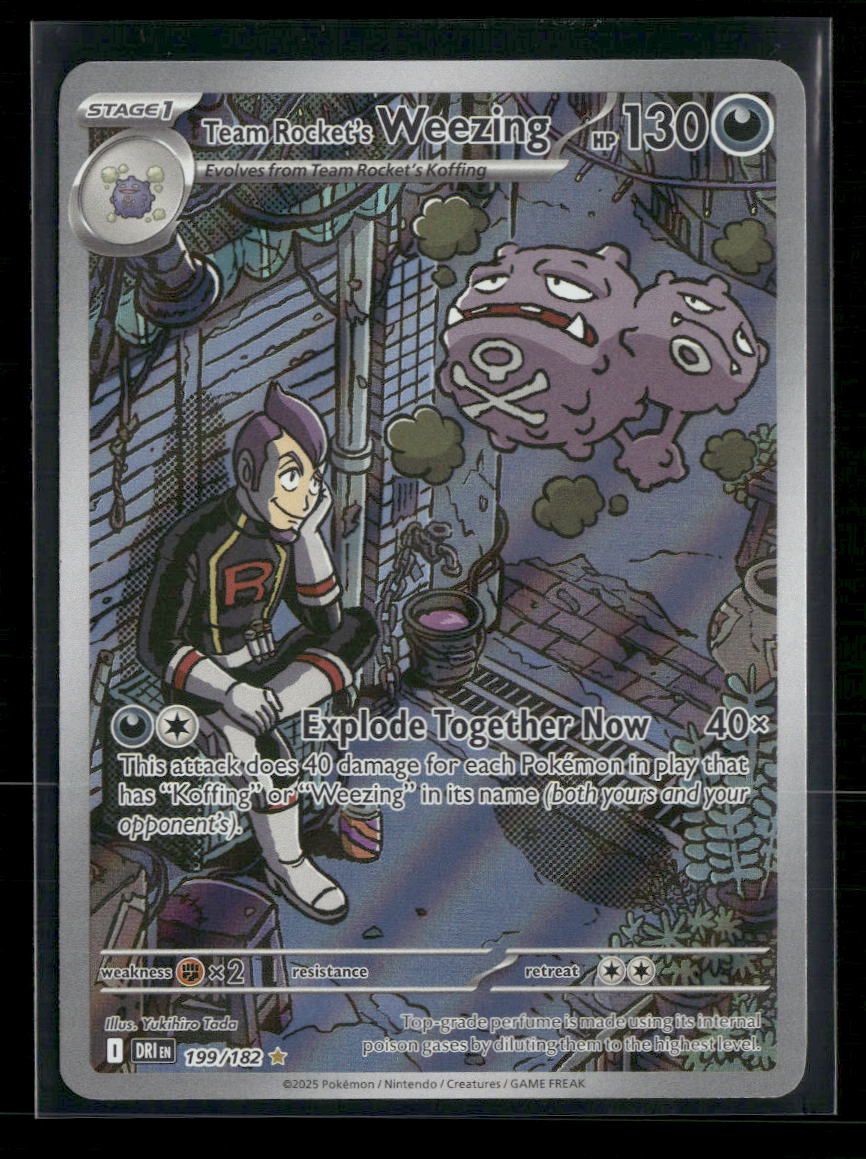 SV10: Destined Rivals Team Rocket's Weezing #199/182