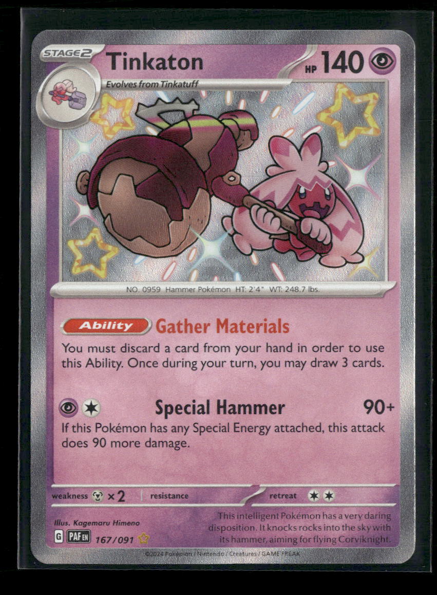 SV: Paldean Fates Tinkaton #167/091
