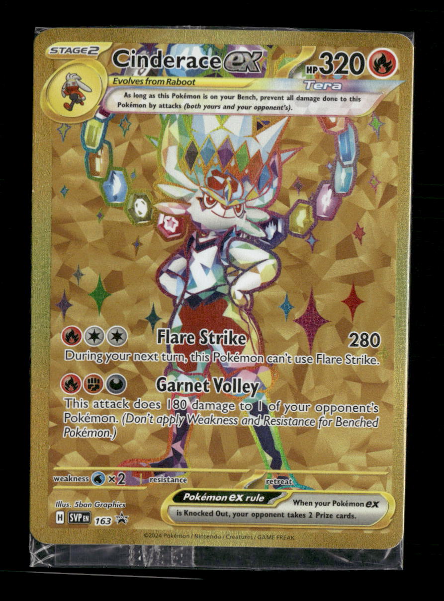 SV: Scarlet & Violet Promo Cards Cinderace ex #163