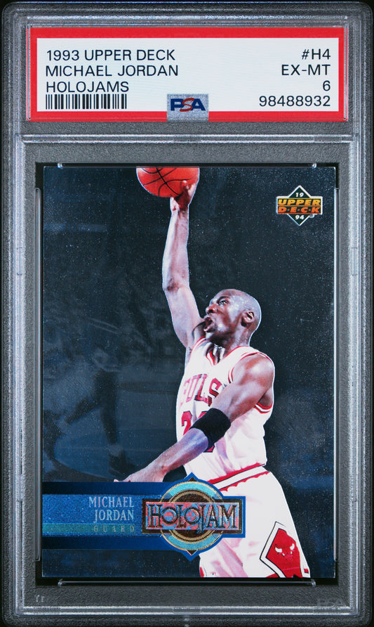 1993 Upper Deck Holojam Holojams Michael Jordan 6 PSA #H4