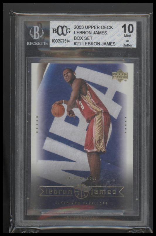 2003 Upper Deck LeBron James Box Set LeBron James 10.0 BCCG #21
