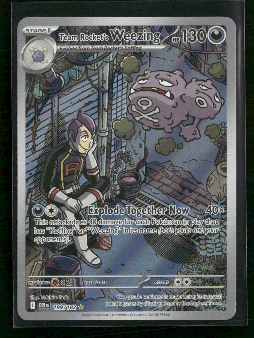 SV10: Destined Rivals Team Rocket's Weezing #199/182