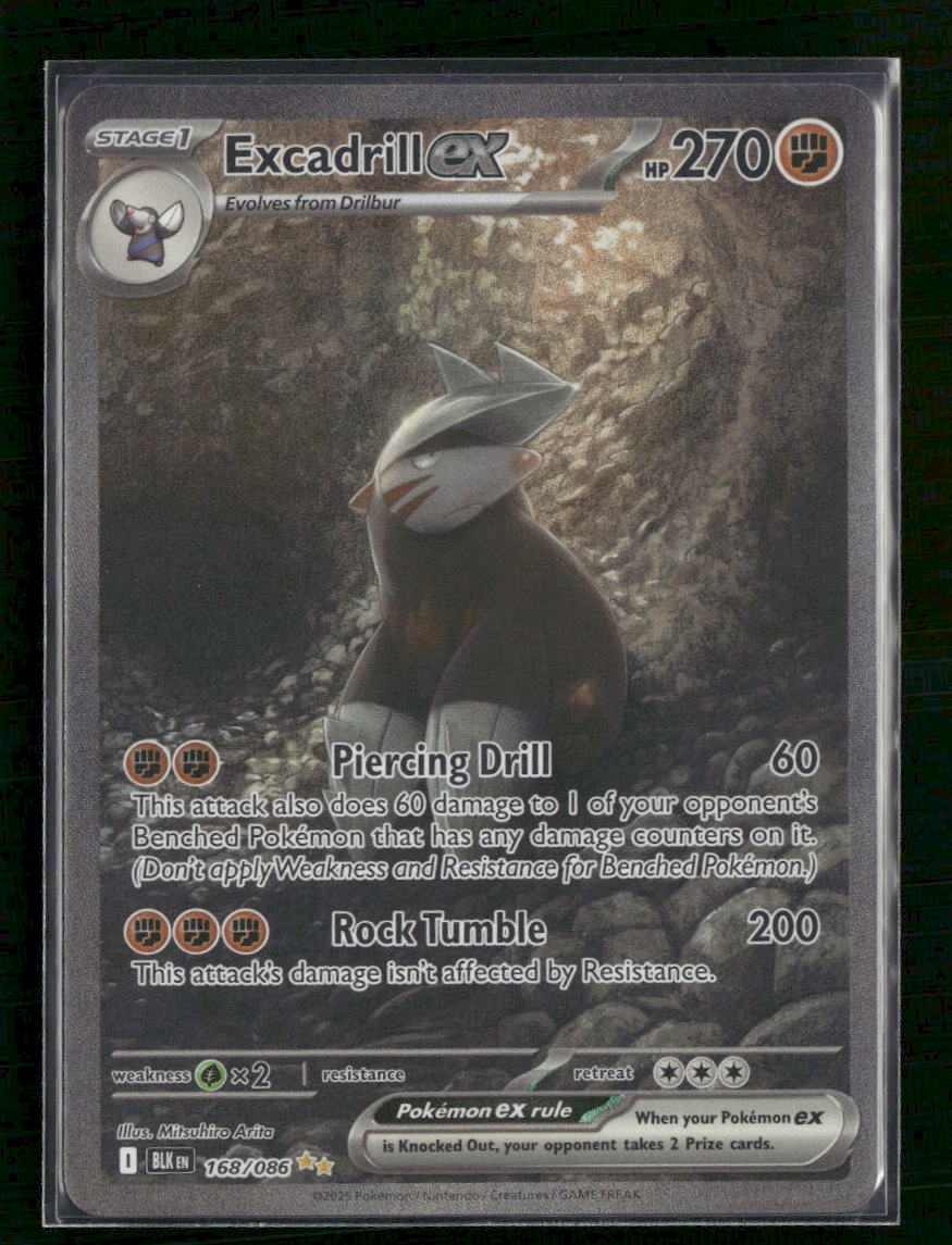 SV: Black Bolt Excadrill ex #168/086