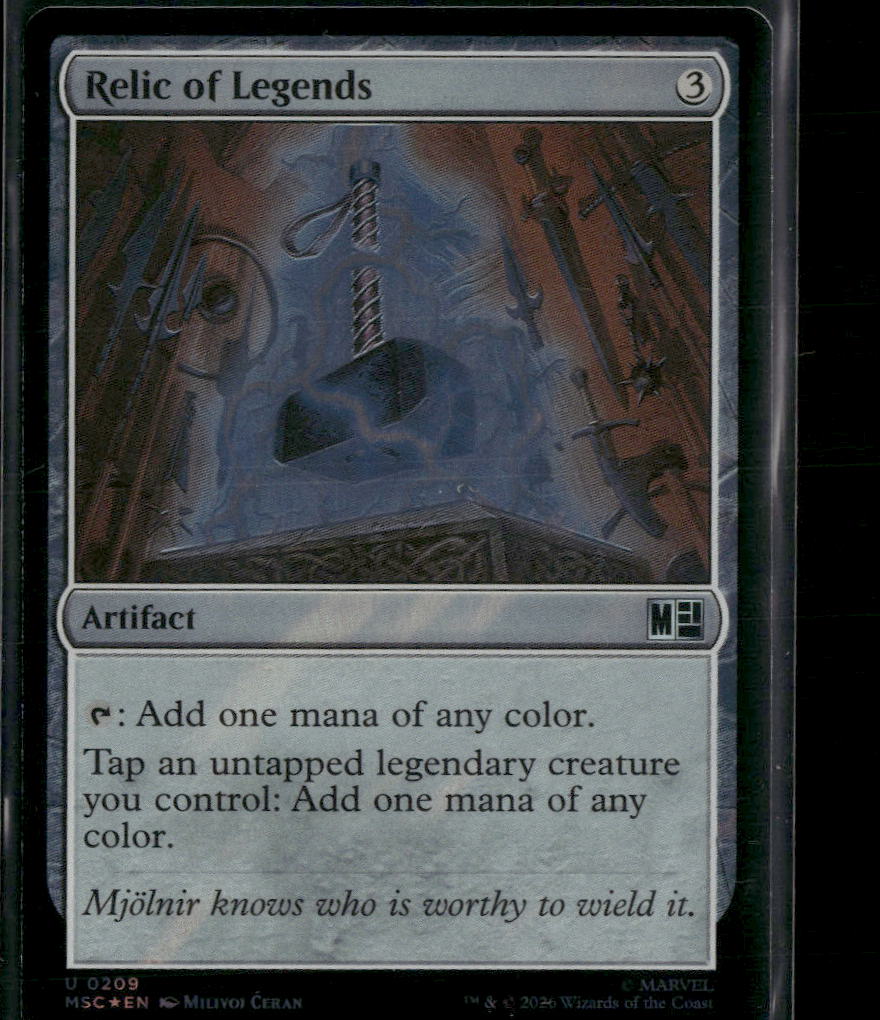 Commander: Marvel Super Heroes Relic of Legends (Surge Foil) #209