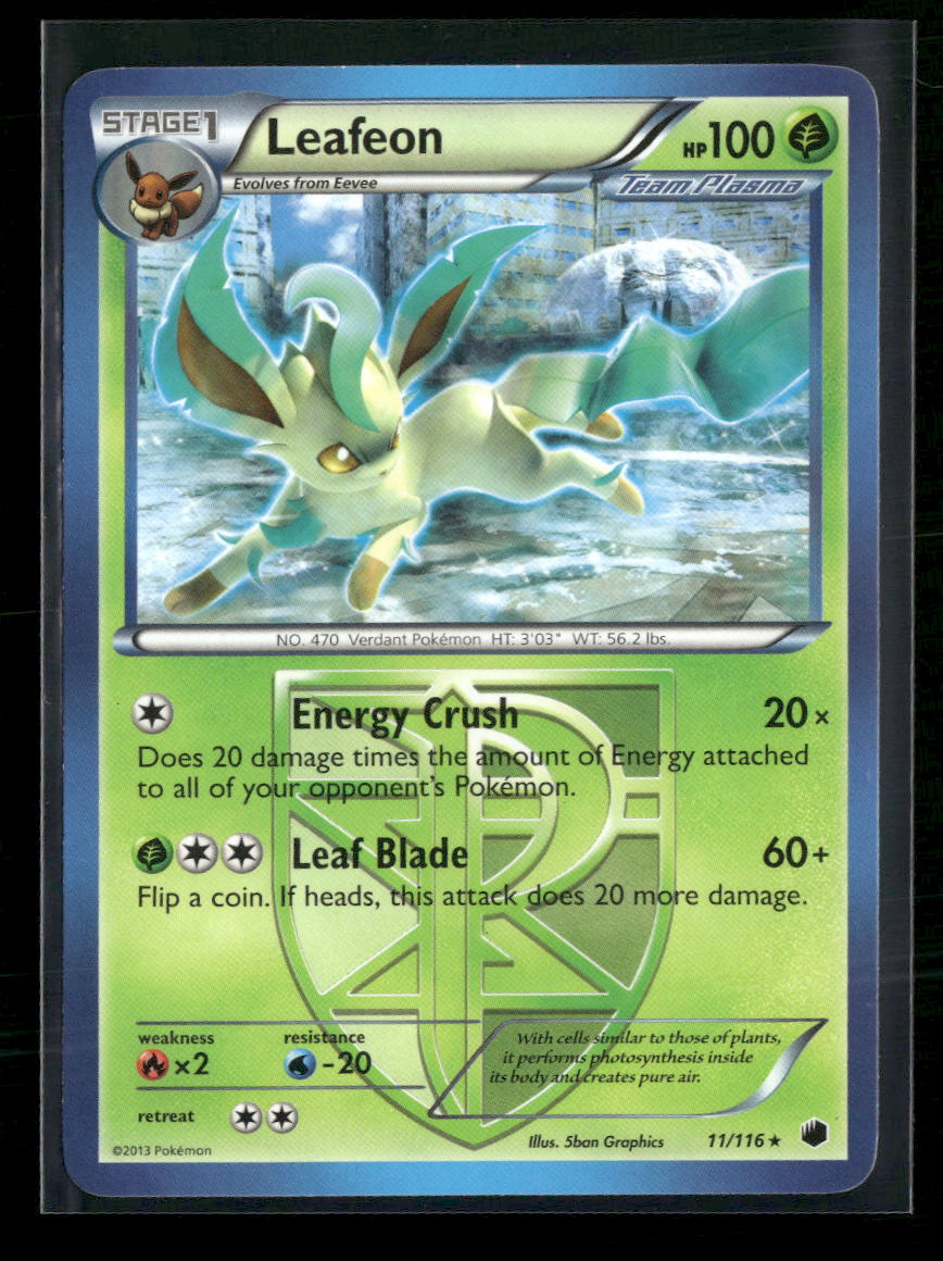 Plasma Freeze Leafeon (Team Plasma) #11/116