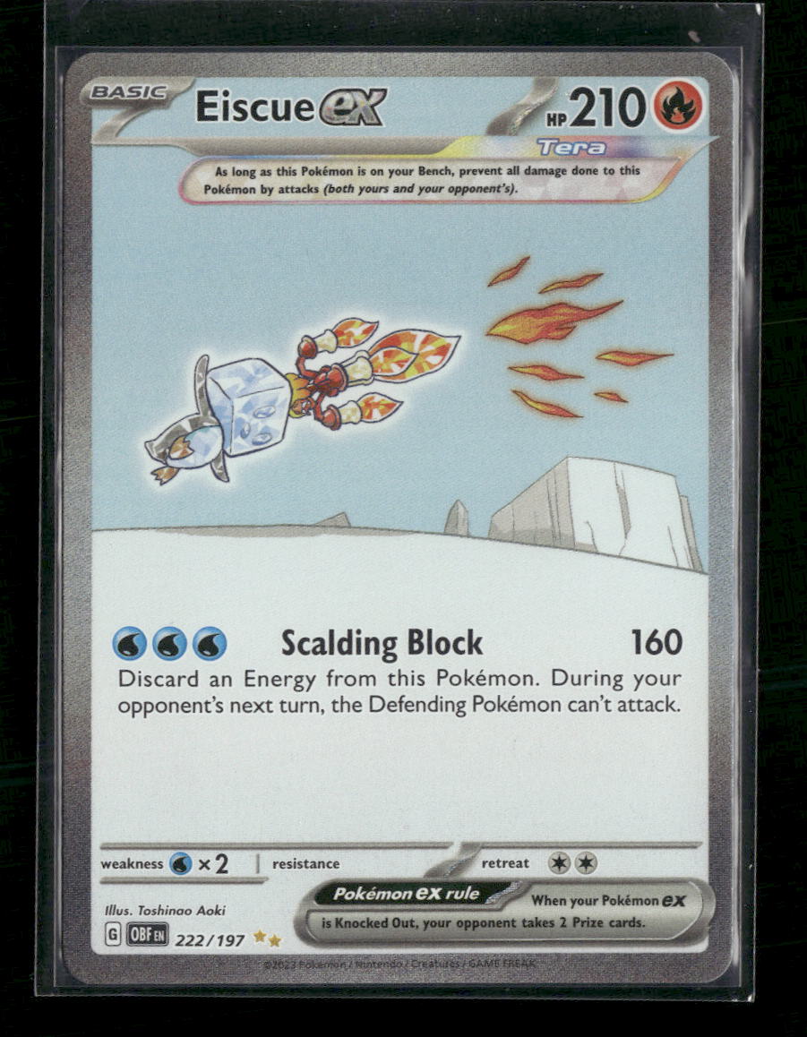 SV03: Obsidian Flames Eiscue ex #222/197