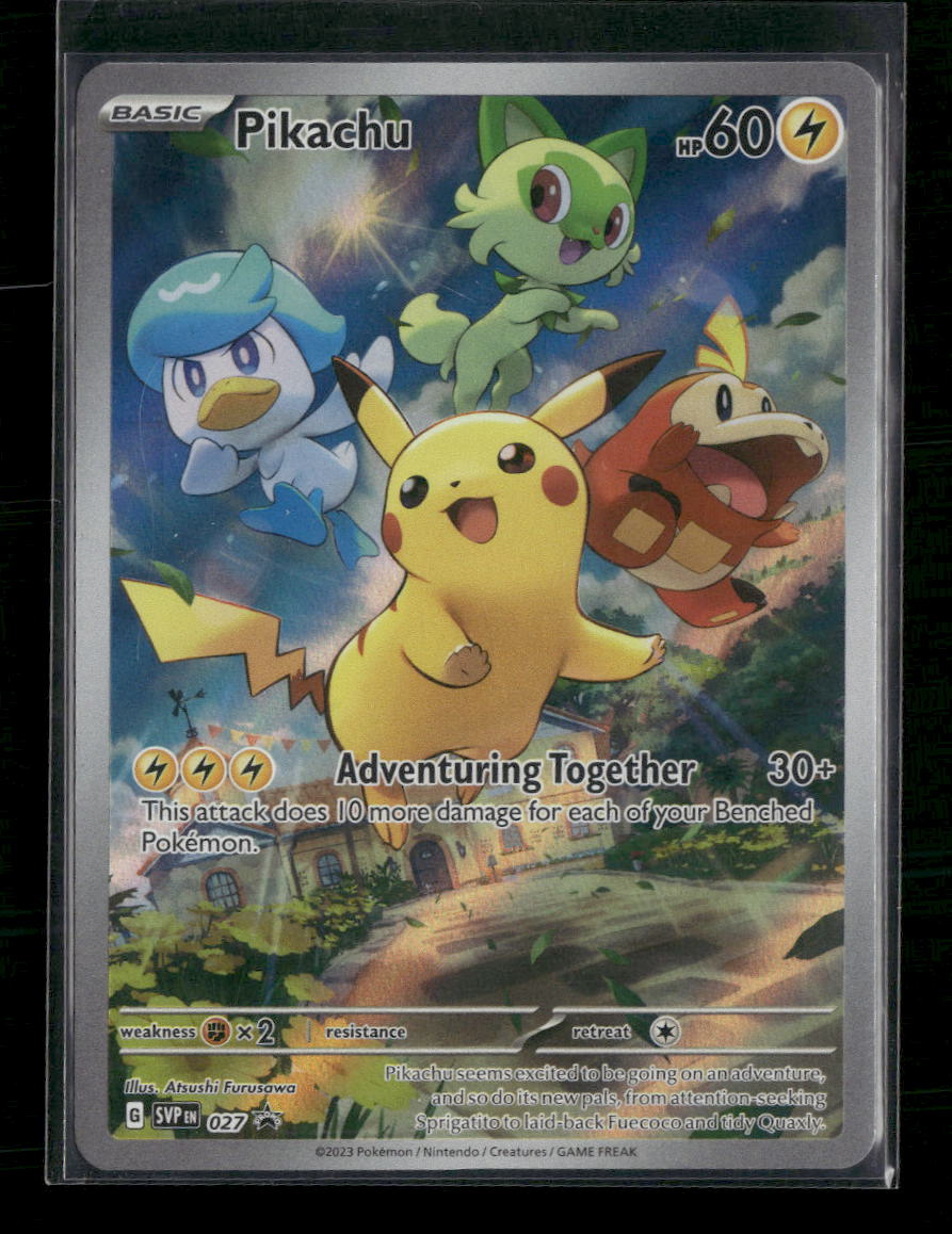 SV: Scarlet & Violet Promo Cards Pikachu #027