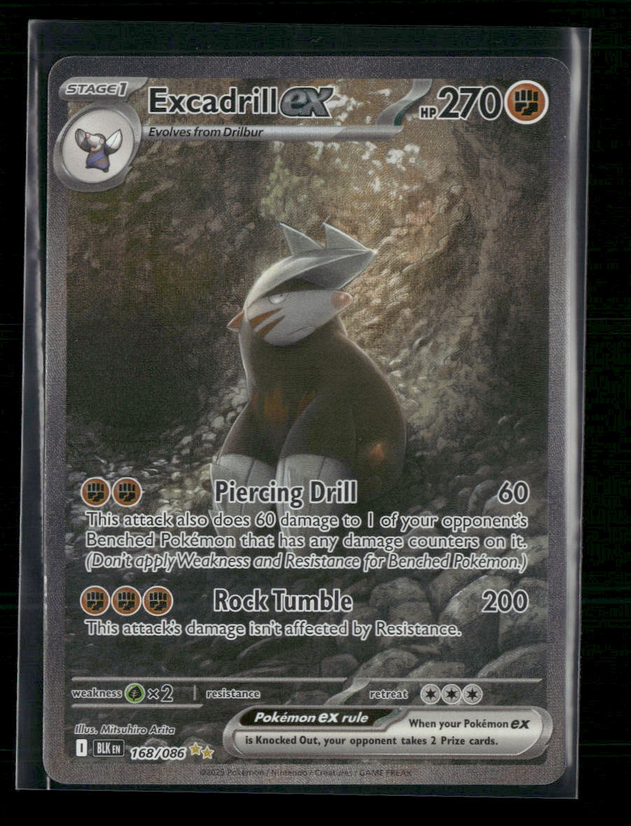 SV: Black Bolt Excadrill ex #168/086