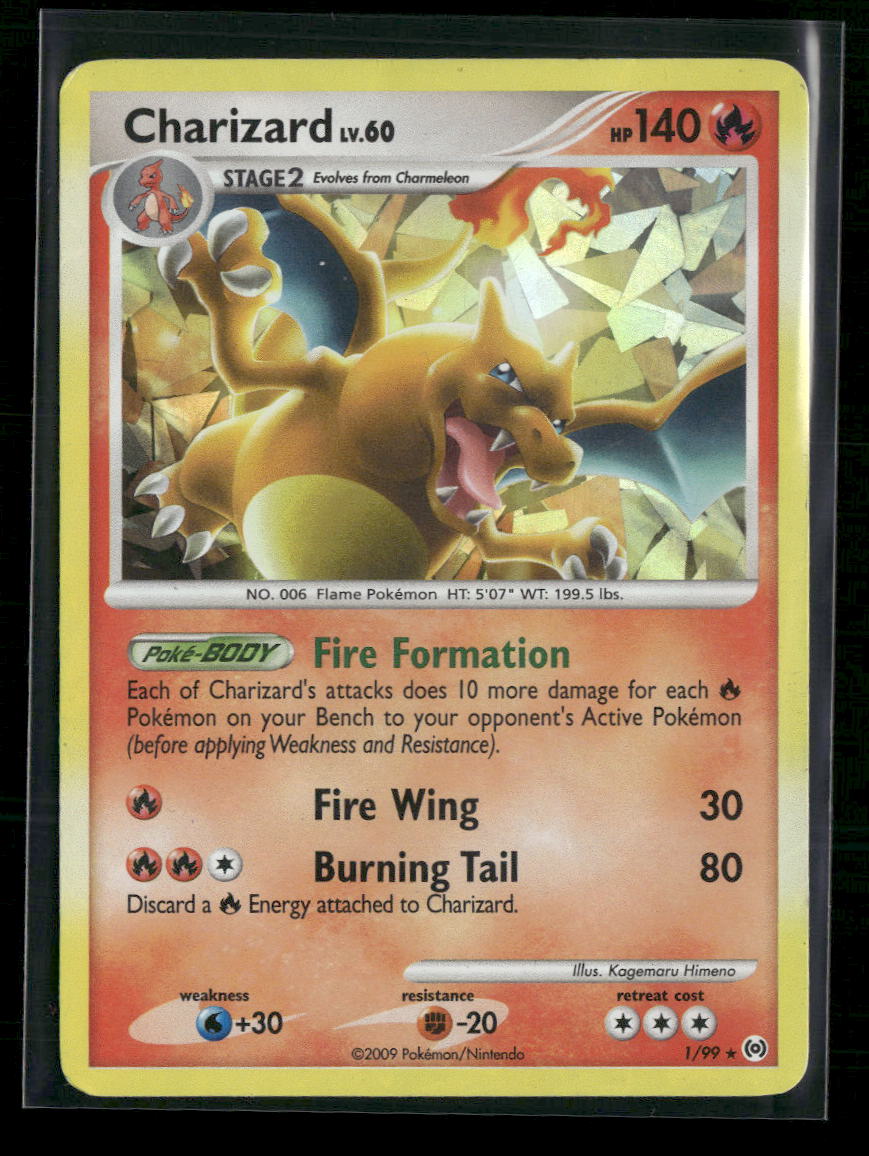 Miscellaneous Cards & Products Charizard #001/099 Damaged