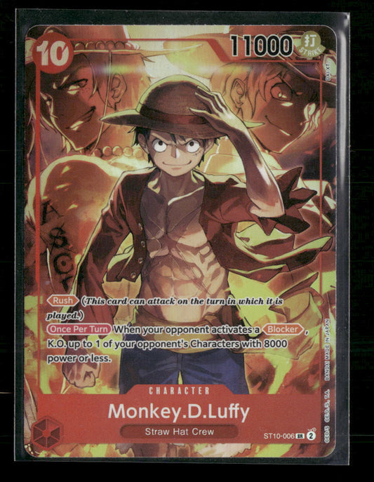 One Piece Promotion Cards Monkey.D.Luffy (Treasure Booster Set) #ST10-006