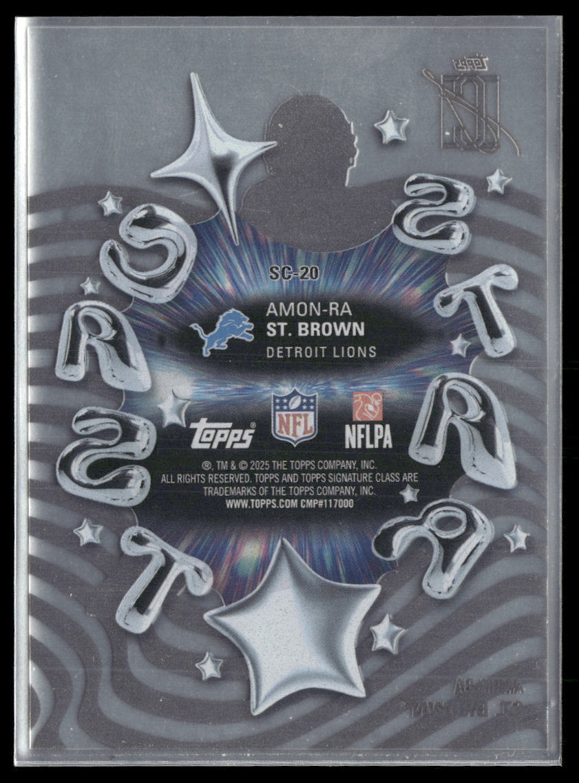2025 Topps Signature Class Star Cast Amon-Ra St. Brown #SC-20