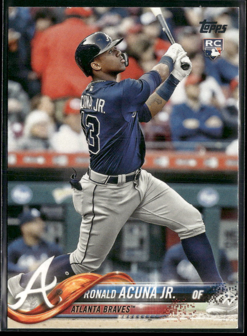 2018 Topps Ronald Acuna Jr. : Factory Set Variation #698c