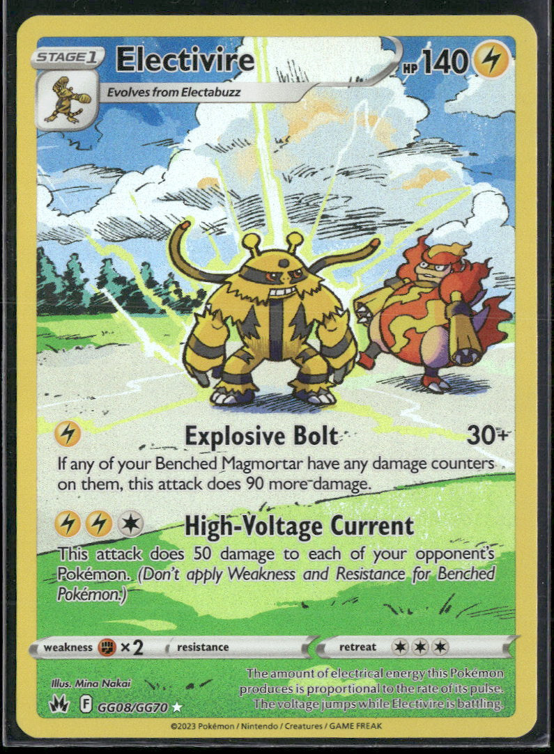 SWSH: Crown Zenith: Galarian Gallery Electivire #GG08/GG70
