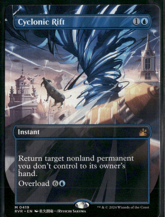 Ravnica Remastered Cyclonic Rift (Anime Borderless) #419