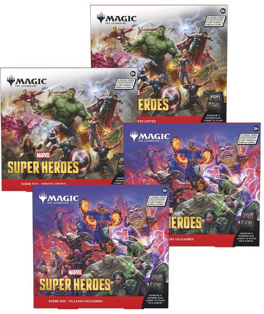 Marvel Super Heroes Scene Box Display