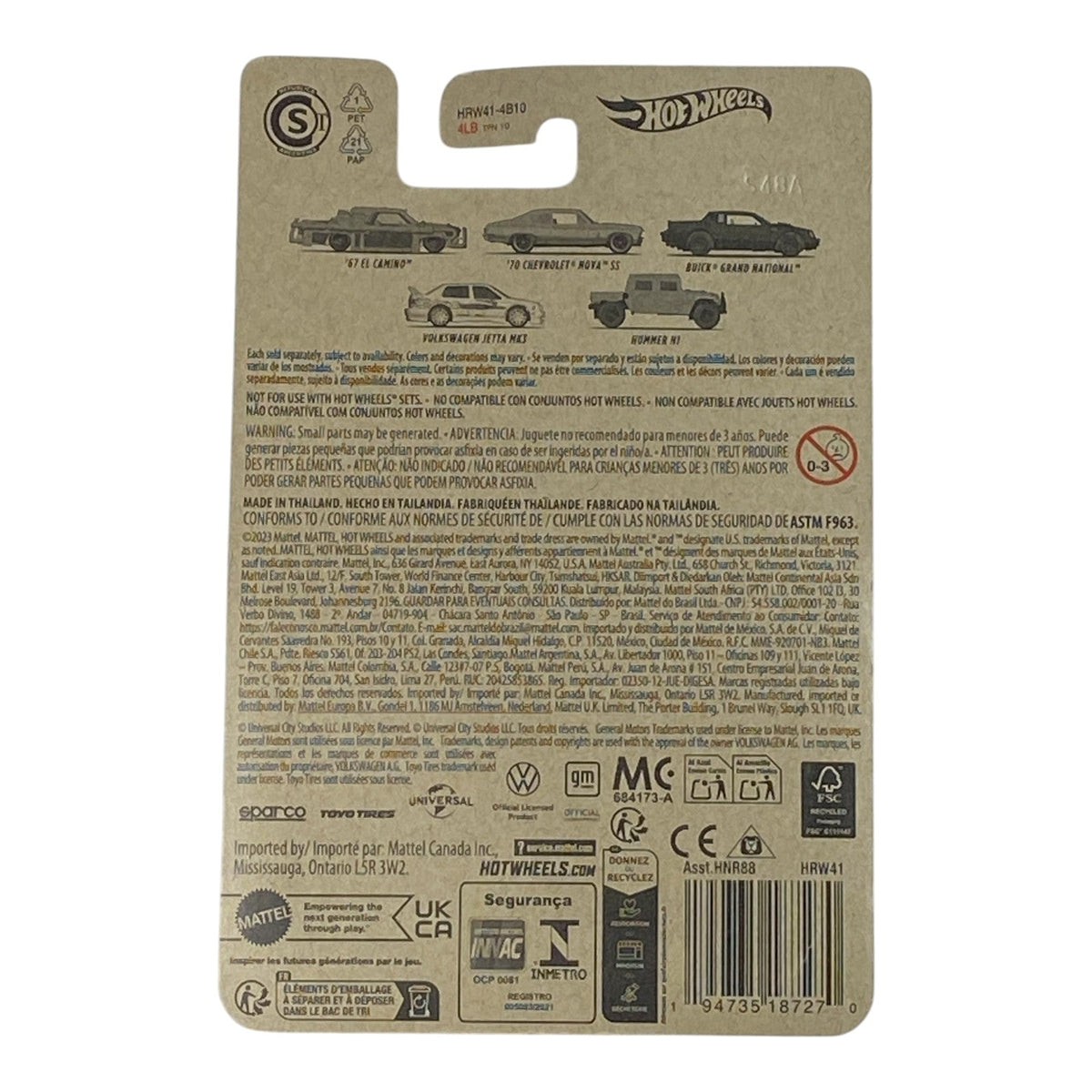 Hot Wheels '67 El Camino - Fast & Furious Series 1/5