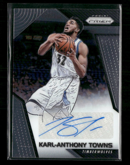 2017-18 Panini Prizm Signatures Karl-Anthony Towns Auto #SG-KT