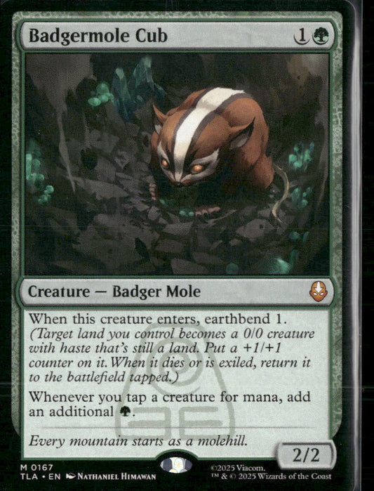Avatar: The Last Airbender Badgermole Cub #167
