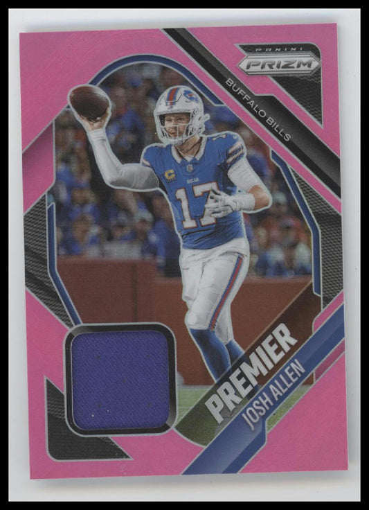 2025 Panini Prizm Premier Jerseys Pink Josh Allen #PJY-JAN