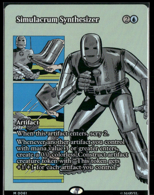Marvel Universe Eternal-Legal Simulacrum Synthesizer (Borderless) #61