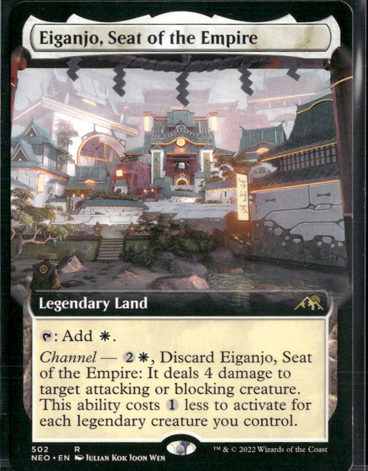 Kamigawa: Neon Dynasty Eiganjo, Seat of the Empire (Extended Art) #502