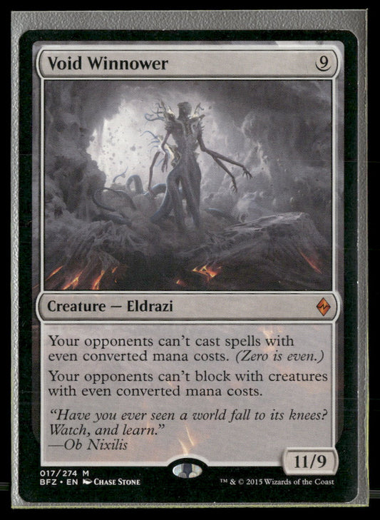 Battle for Zendikar Void Winnower #17