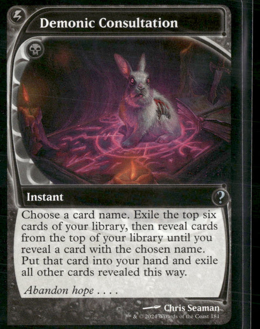 Mystery Booster 2 Demonic Consultation (Future Sight) #181