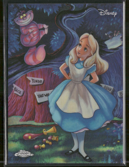 2026 Topps Chrome Disney Art of Disney Alice in Wonderland - 75 Years #AD-3