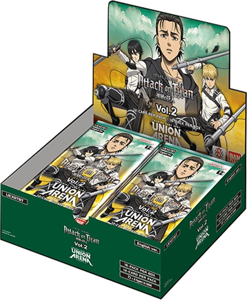Union Arena: Attack on Titan Vol. 2 Booster Box [UEX07BT] (English)