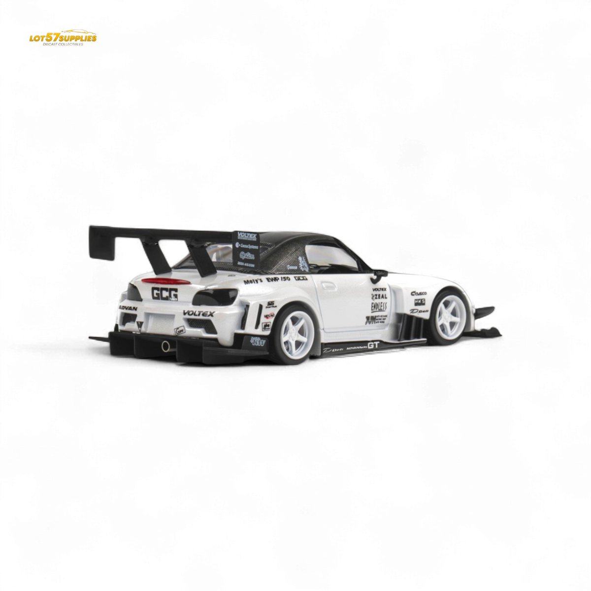MicroTurbo Honda S2000 Metallic White 1:64