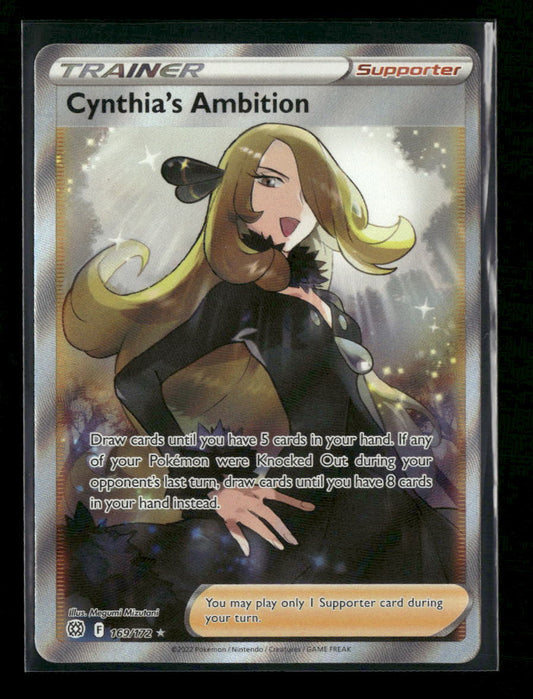 SWSH09: Brilliant Stars Cynthia's Ambition (Full Art) #169/172