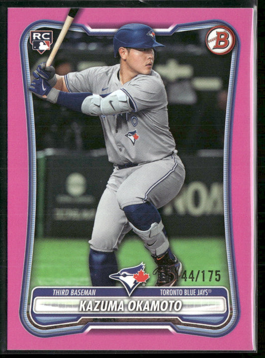 2026 Bowman Pink Kazuma Okamoto RC #/175 #28